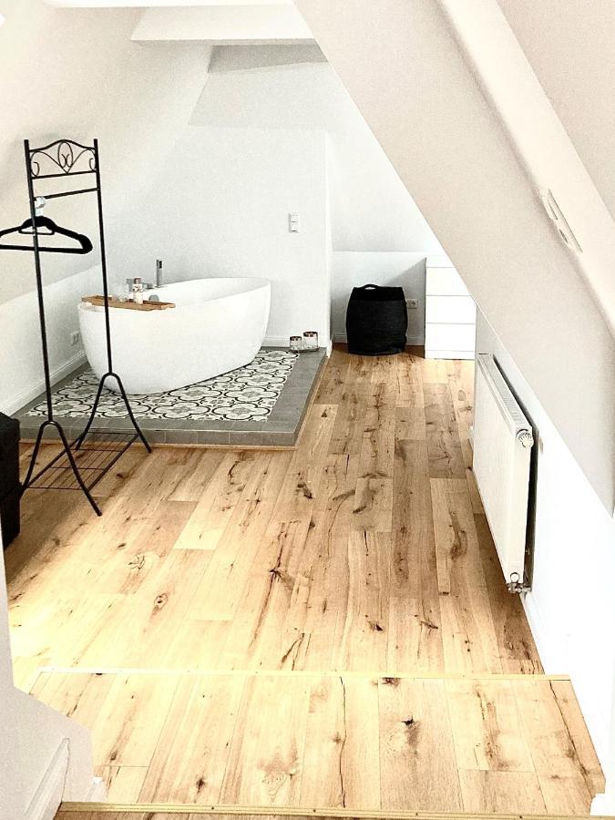 Das Stader Loft Mit Sonnenbalkon Buitenkant foto