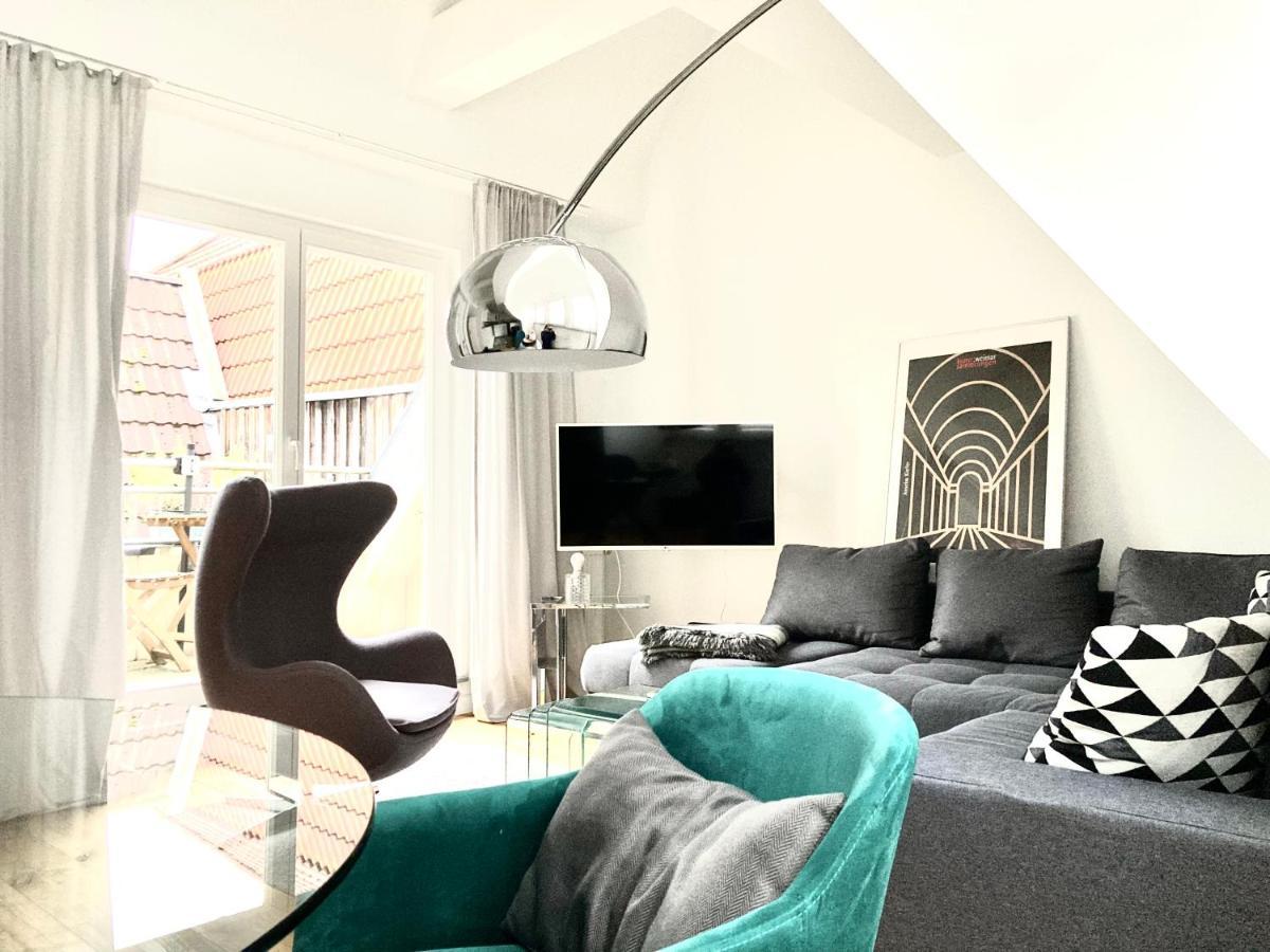 Das Stader Loft Mit Sonnenbalkon Buitenkant foto